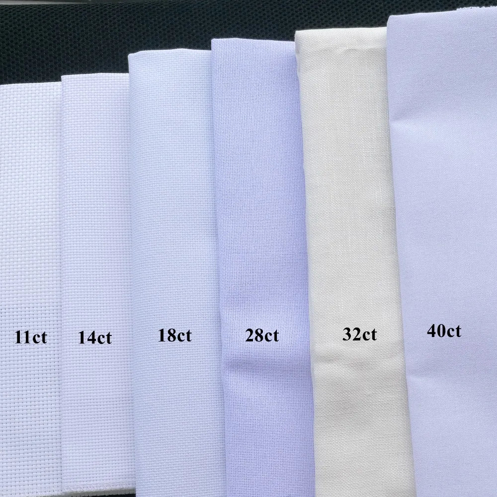 42x50cm 28ct 18ct 16ct 11ct 9ct cross stitch fabric DIY handcraft supplies