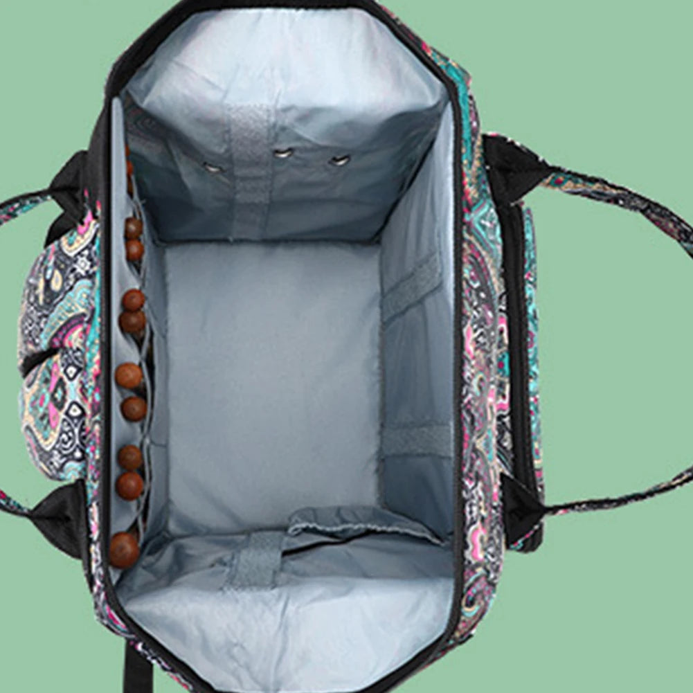 Portable Thread Yarn Storage Organizer Backpack Nylon Wear-resistant