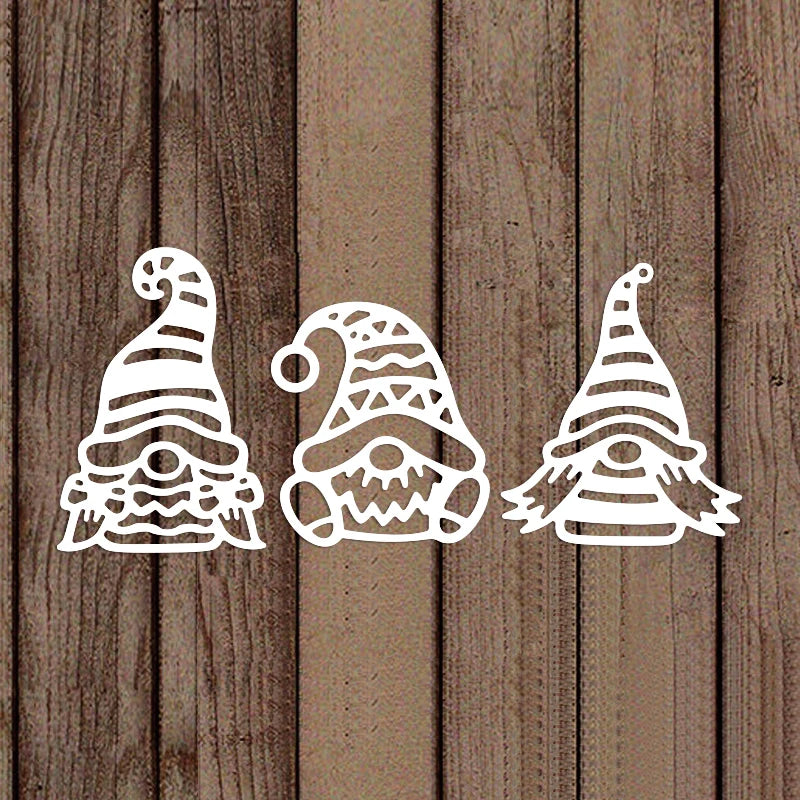 2024 Cutting Dies Gnome Santa Claus for Scrapbooking, Paper Card Making