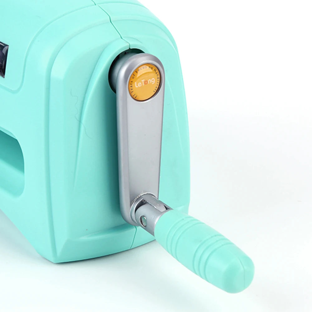 Portable Scrapbook Die Cutter Machine Craft Tool with Plastic Backing Plate