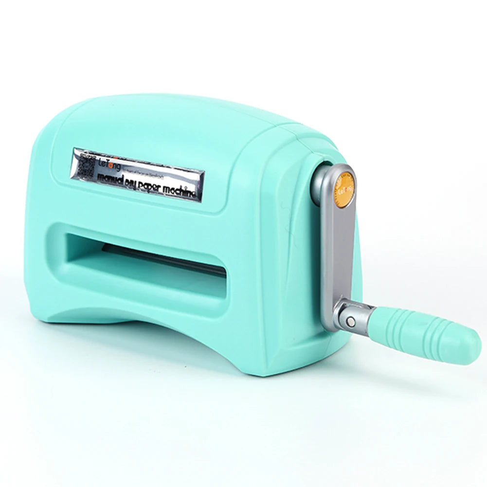Portable Scrapbook Die Cutter Machine Craft Tool with Plastic Backing Plate