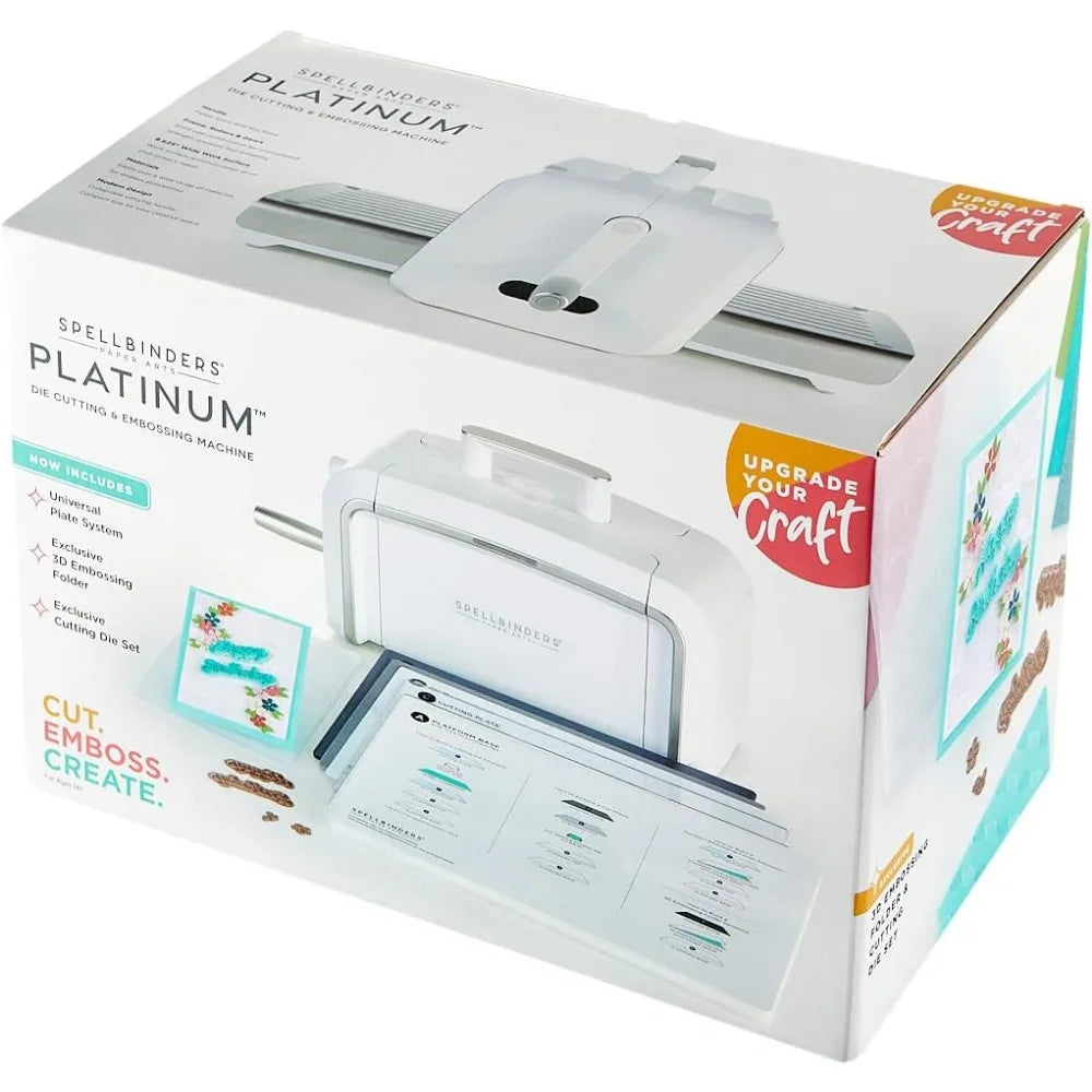 Platinum Die Cutting & Embossing Machine (8.5 Inch Platform + Universal Plate System)