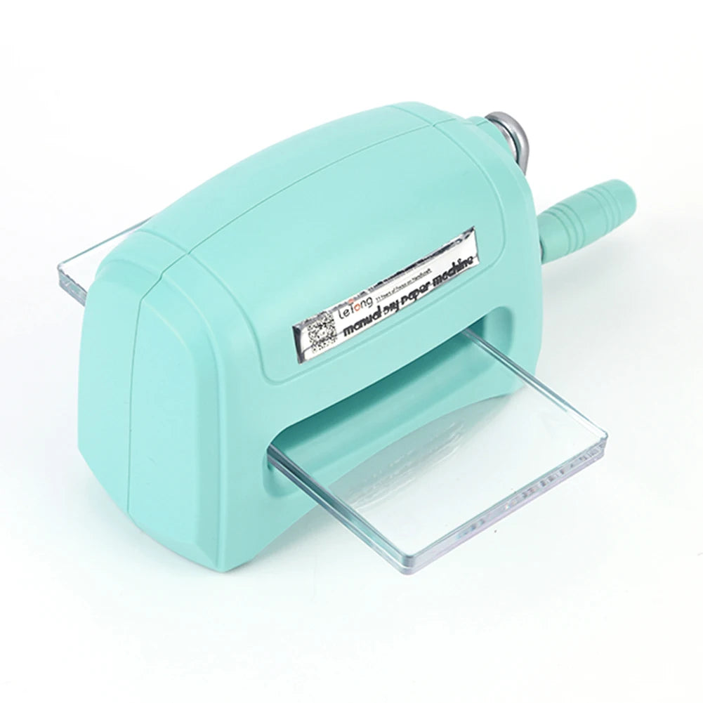 Portable Scrapbook Die Cutter Machine Craft Tool with Plastic Backing Plate