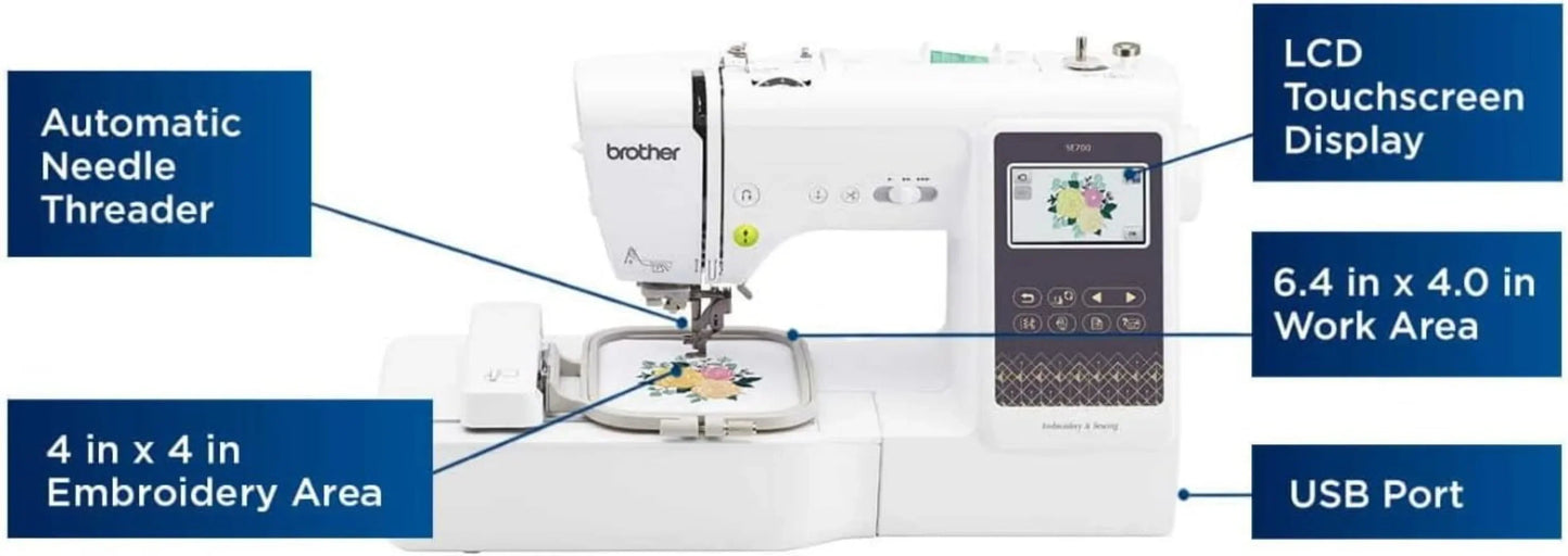 Sewing & Embroidery Machine Wireless Computerized,
