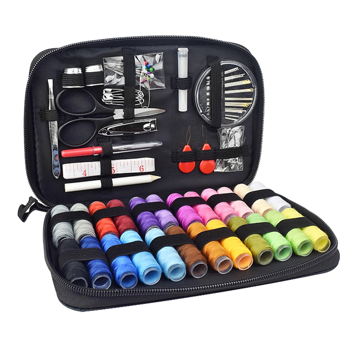 Sewing Accessories Kit, Repair Handmade, 24-Color Spools of Thread