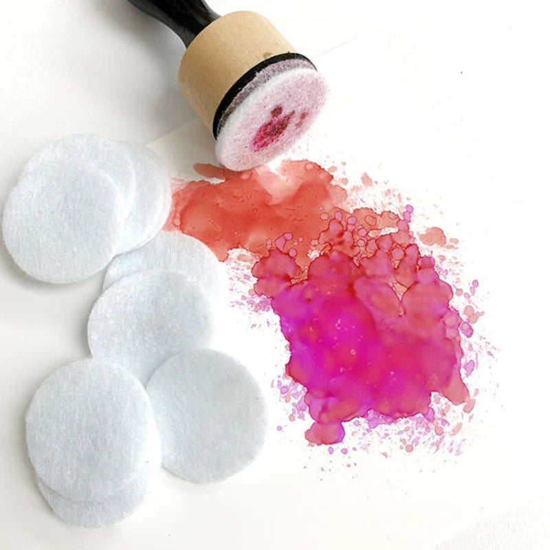 Alcohol Ink Mini Applicator Felts & Mixing Blending Tools