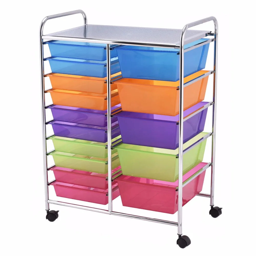 15 Drawer Rolling Storage & Organizer