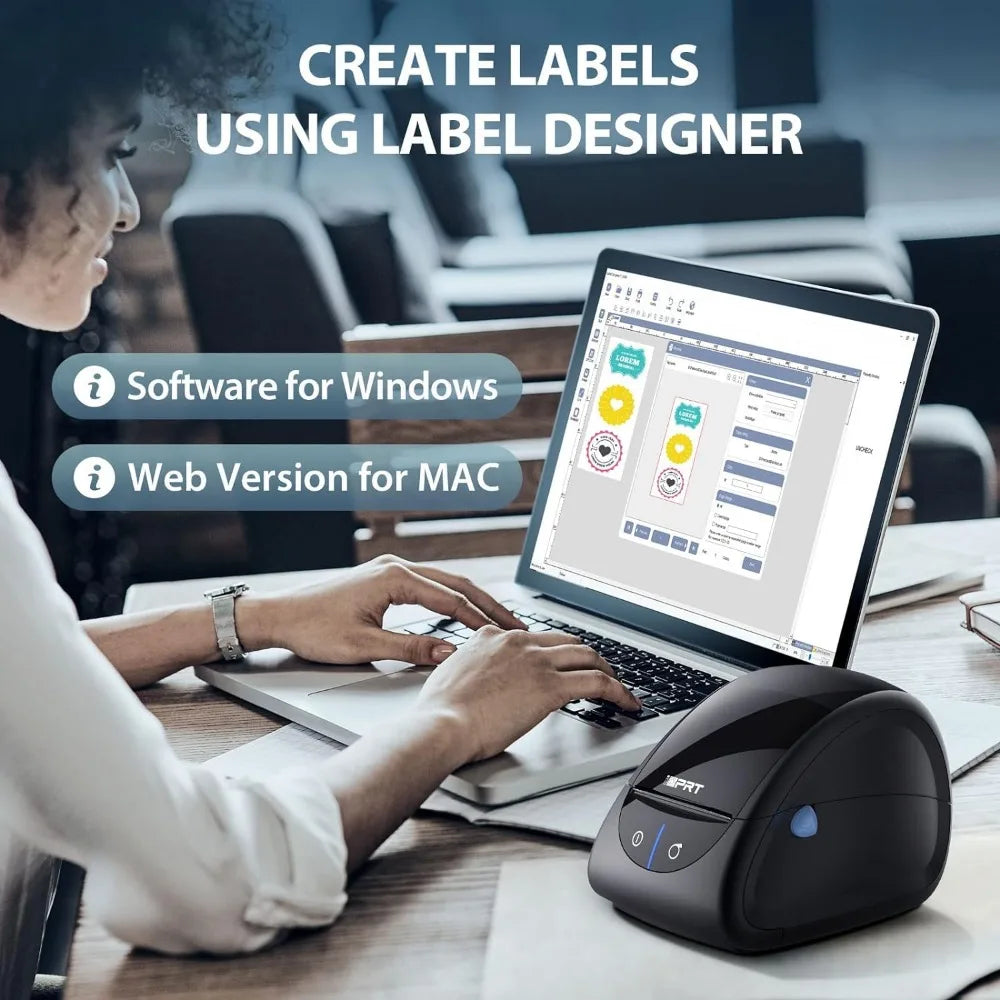 Label Printer - SP310 Thermal Label Maker with Auto Label Detection,