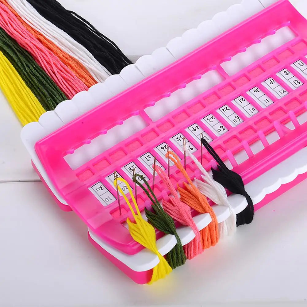 Cross Row Line Tool Specialized Yarn Floss Thread Organizer