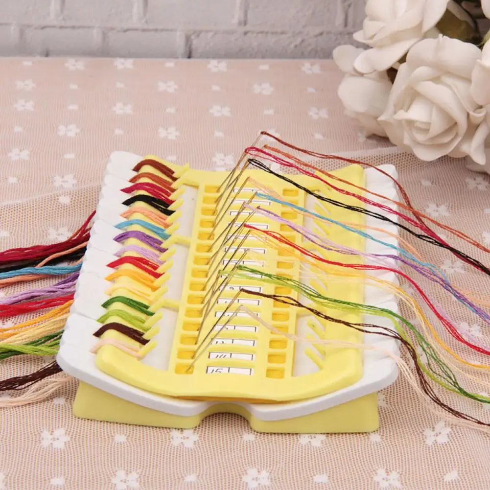 Cross Row Line Tool Specialized Yarn Floss Thread Organizer