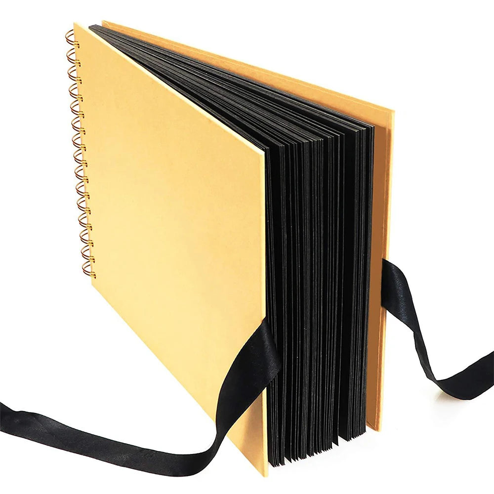 ZK20 80 Black Pages Memory Books DIY Craft Photo Albums