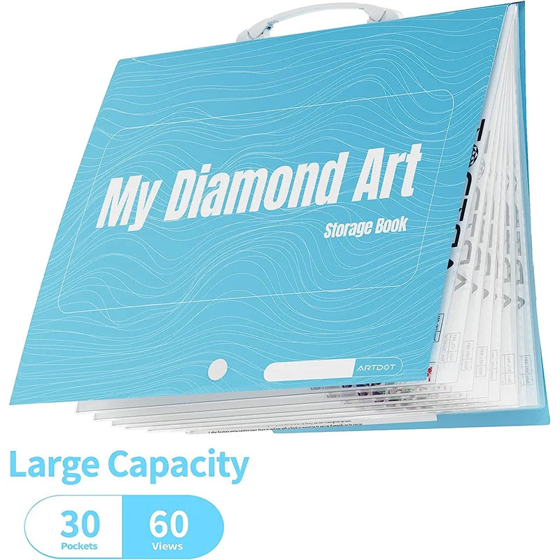 Storage Book For 5D Stitch Diamond Painting Art Tools Kits