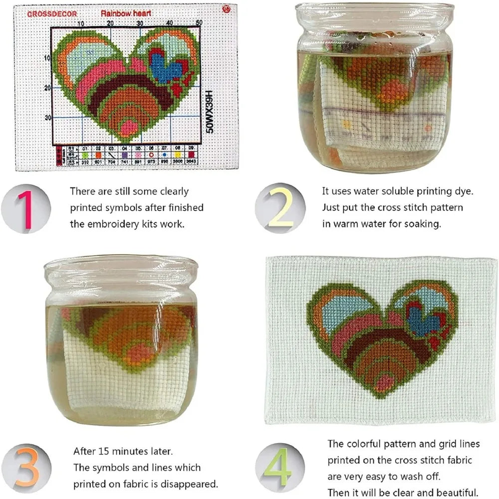 Embroidery Kit Stamped 0r Cross Stitch Kits