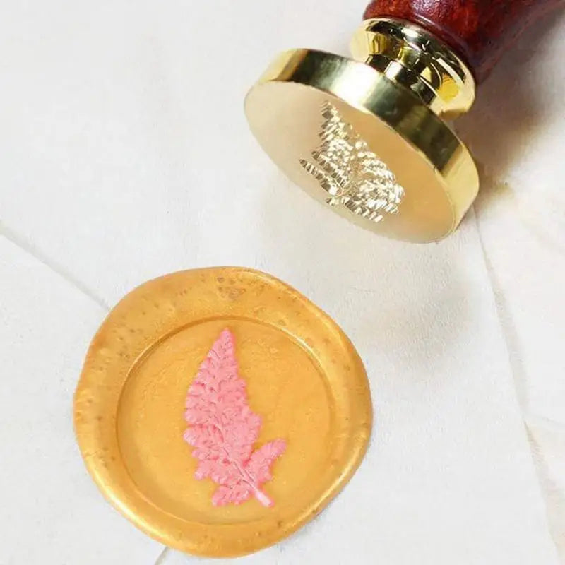 6pcs Flower Pattern Sealing Wax Stamp Envelope Seal Stamp Kit Letter Seals Wedding Invitations Wooden Handle For Crafting Envelo