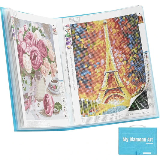 Storage Book For 5D Stitch Diamond Painting Art Tools Kits