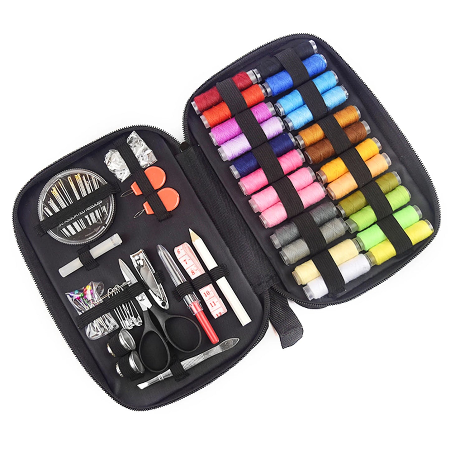 Sewing Accessories Kit, Repair Handmade, 24-Color Spools of Thread