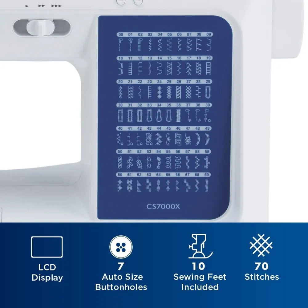 Computerized Sewing & Quilting Machine, 70 Built-in Stitches