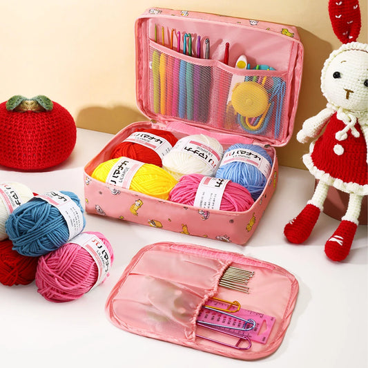 Yarn Crochet Sets Crochet Hooks Needles Storage Bag