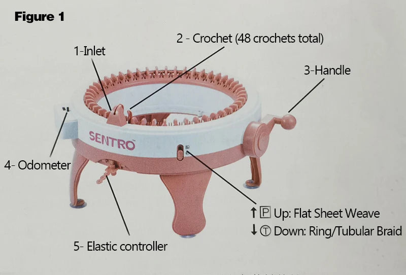 22/40/48 Needle Handmade Wool Knitting Machine