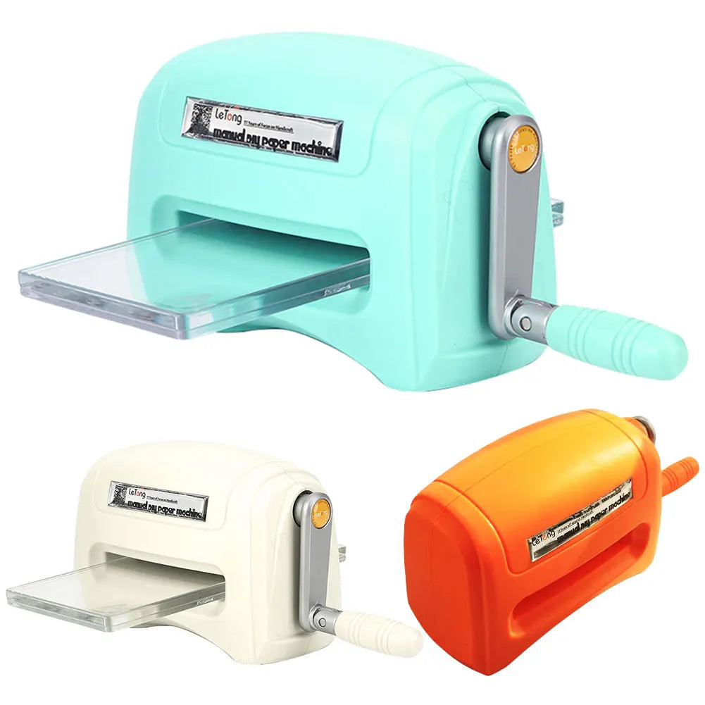 Portable Scrapbook Die Cutter Machine Craft Tool with Plastic Backing Plate