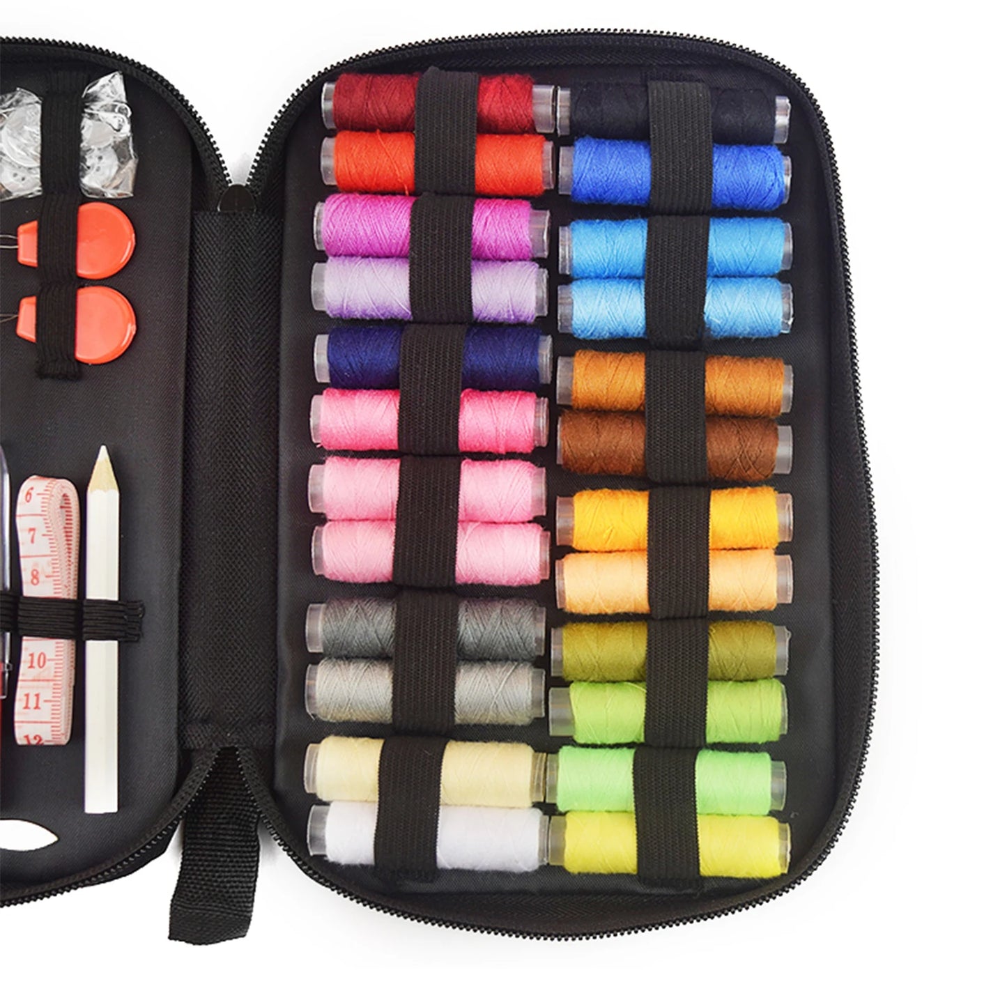 Sewing Accessories Kit, Repair Handmade, 24-Color Spools of Thread