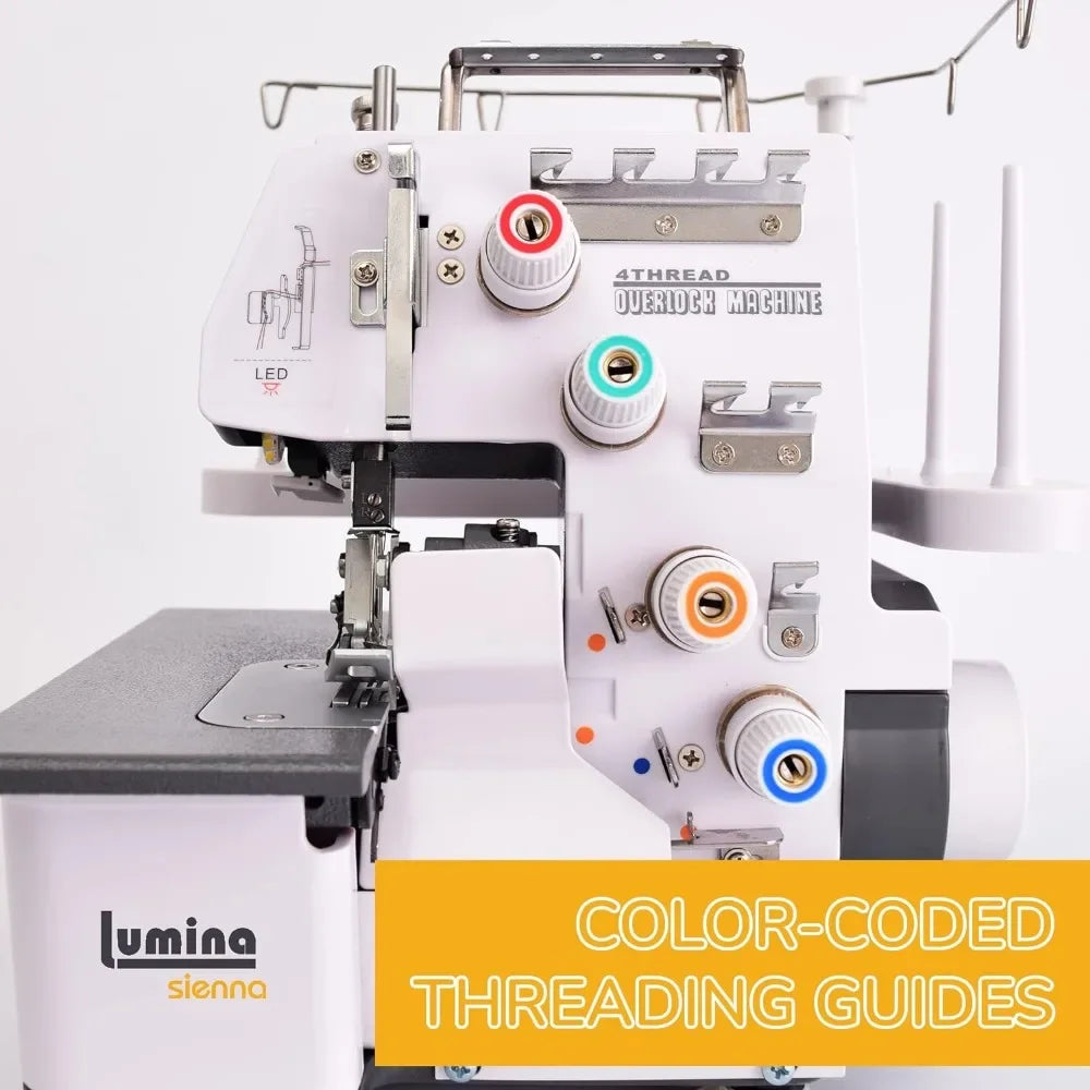 Semi-Industrial Sergers & Overlock Machine, 3-4 Serger Thread Capability