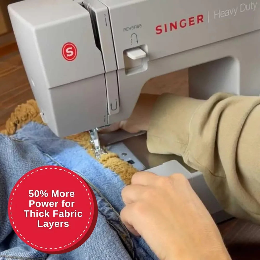 SINGER | Heavy Duty Holiday Bundle - 4452 Heavy Duty Sewing Machine with Bonus Extension Table for Larger Projects