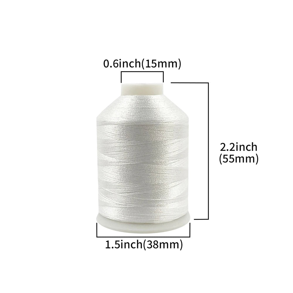 Poolin Polyester Thread 120D/2 1000m/1100Y 30 Colors Suitable for Homeuse Embroidery Machine Small Thread Box Set