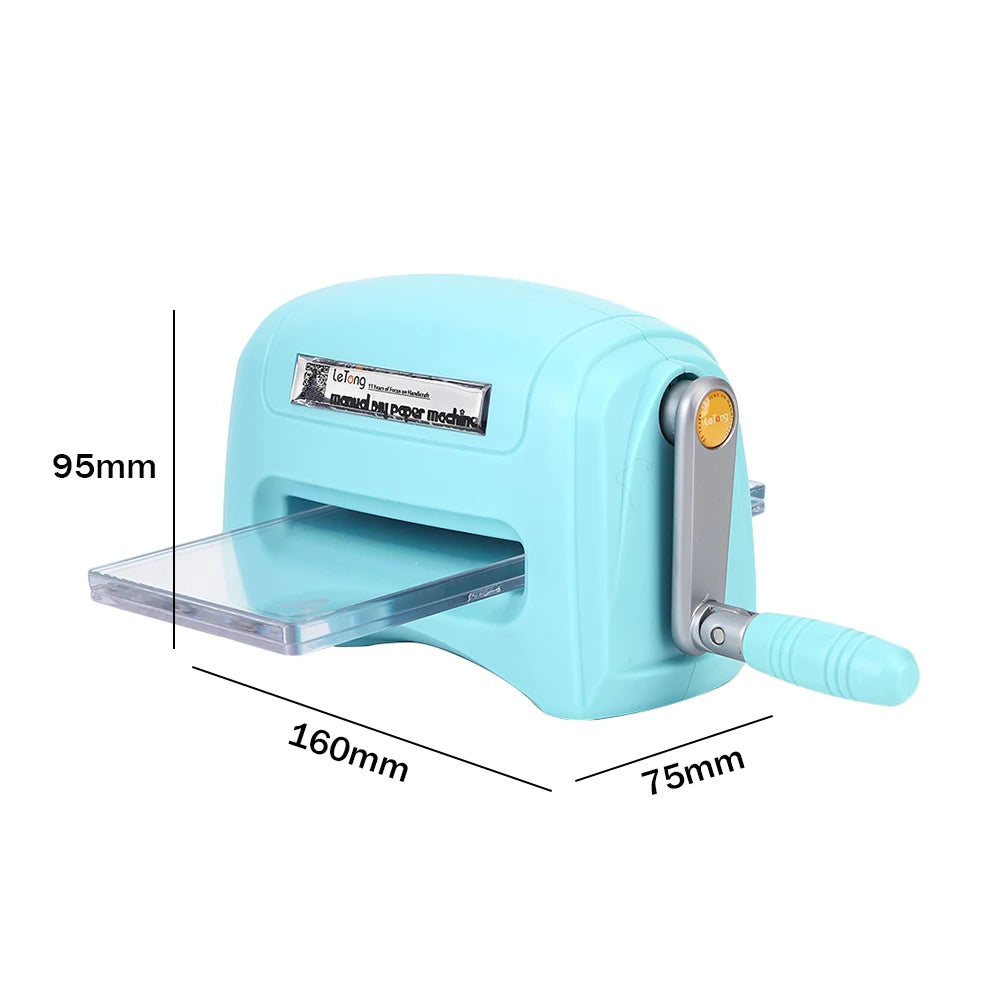 Craft Embossing Machine Portable DIY Handcraft Die-Cut Machine Practical Craft Tool with Plastic Backing Plate Home DIY Gadgets