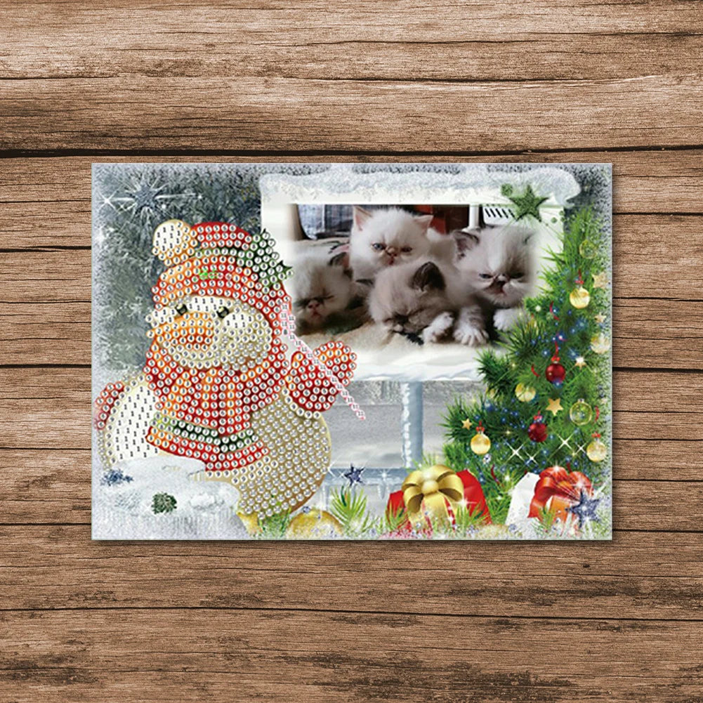 Christmas Diamond Painting DIY Greeting Cards Embroidery Greet Cards