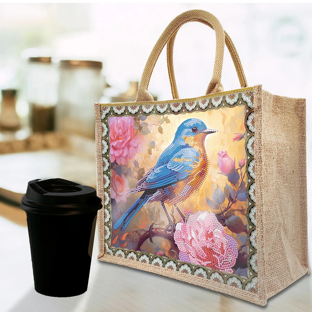 5d Diamond Art Painting Shopping Bags Dragon Butterfly Mosaic