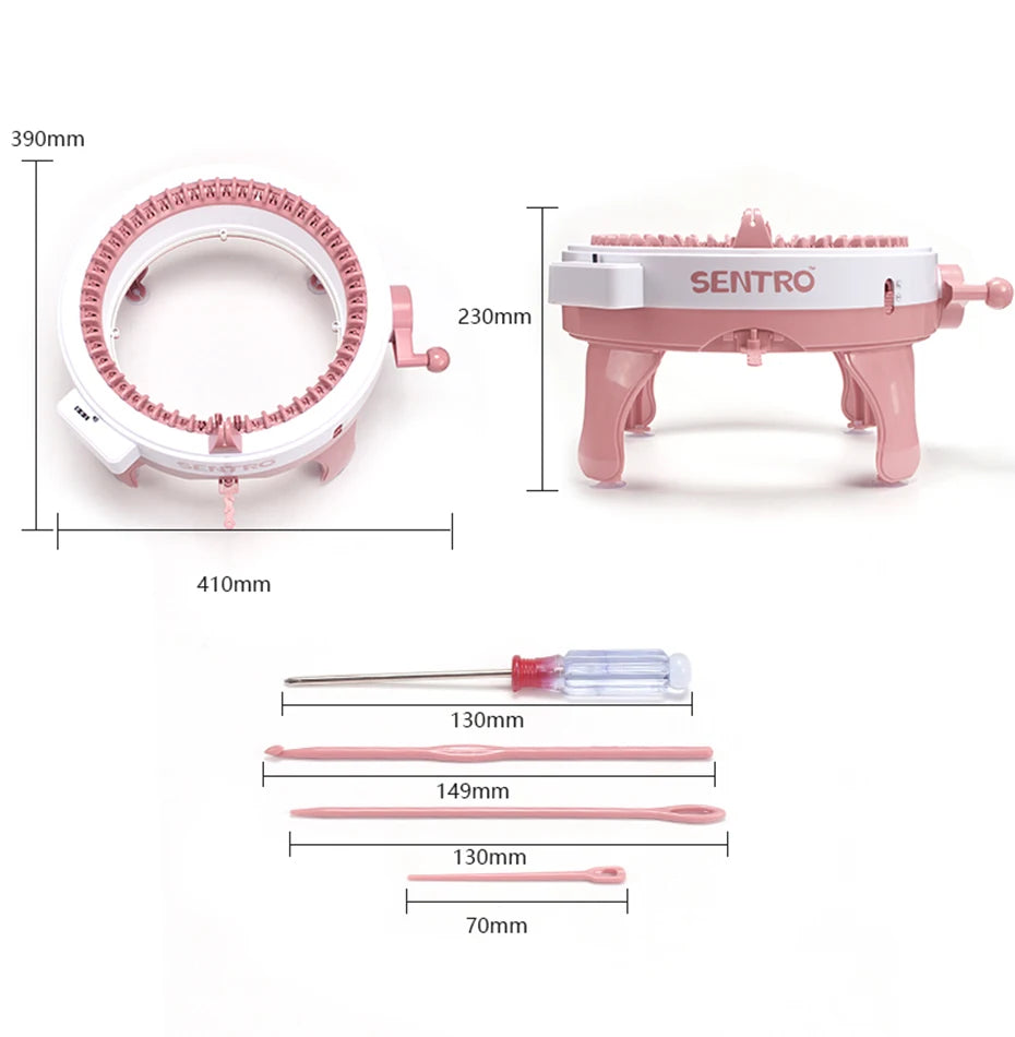 48 Needles Smart Weaving Loom Knitting Machine W/Row Counter,