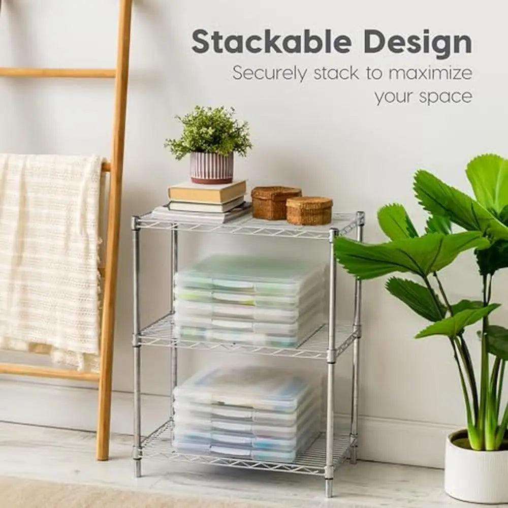 Portable Scrapbook Paper Storage Cases Pack of 10 Clear Organizers