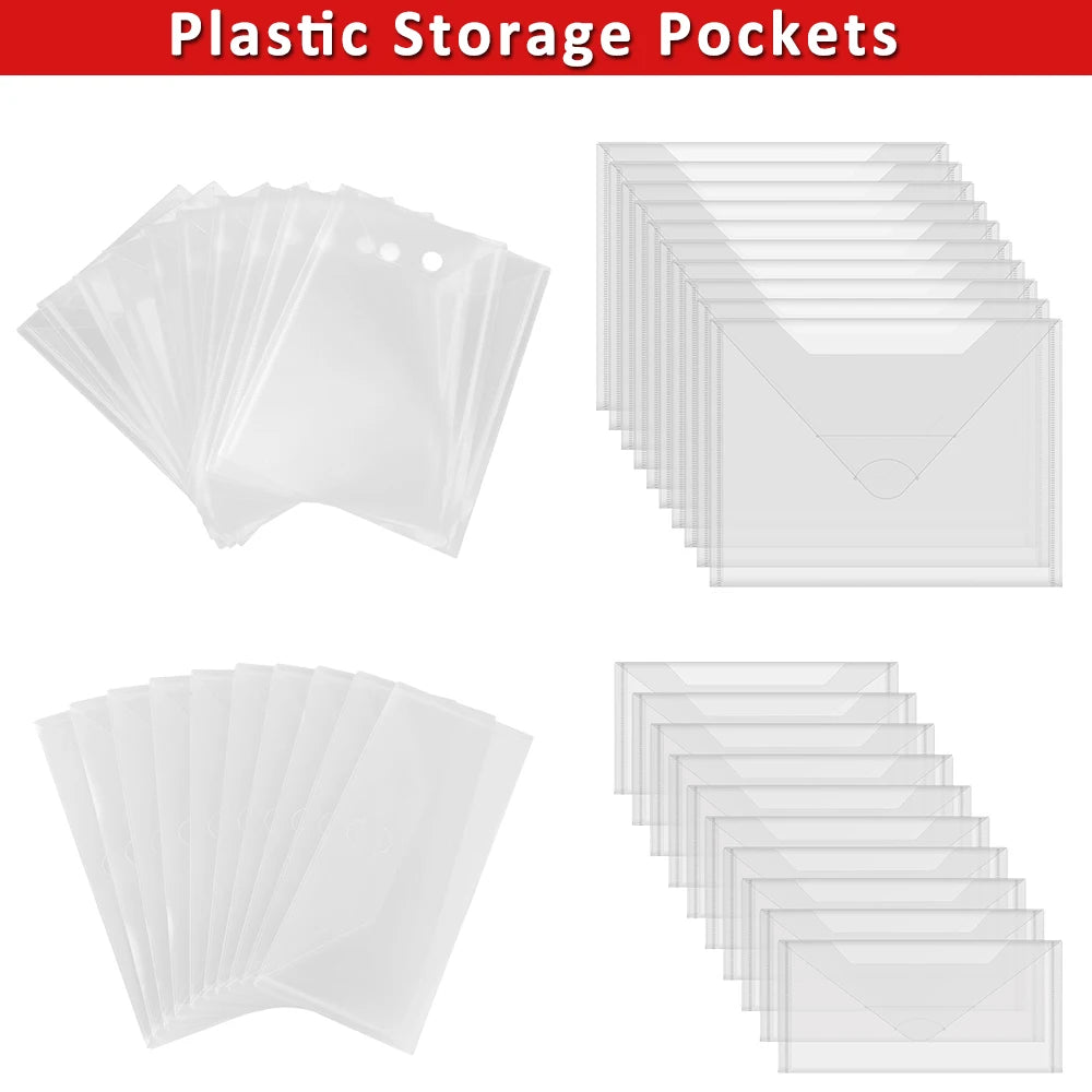 Plastic Storage Envelopes For Cutting Dies Stamp Storage DIY Scrapbooking Tool