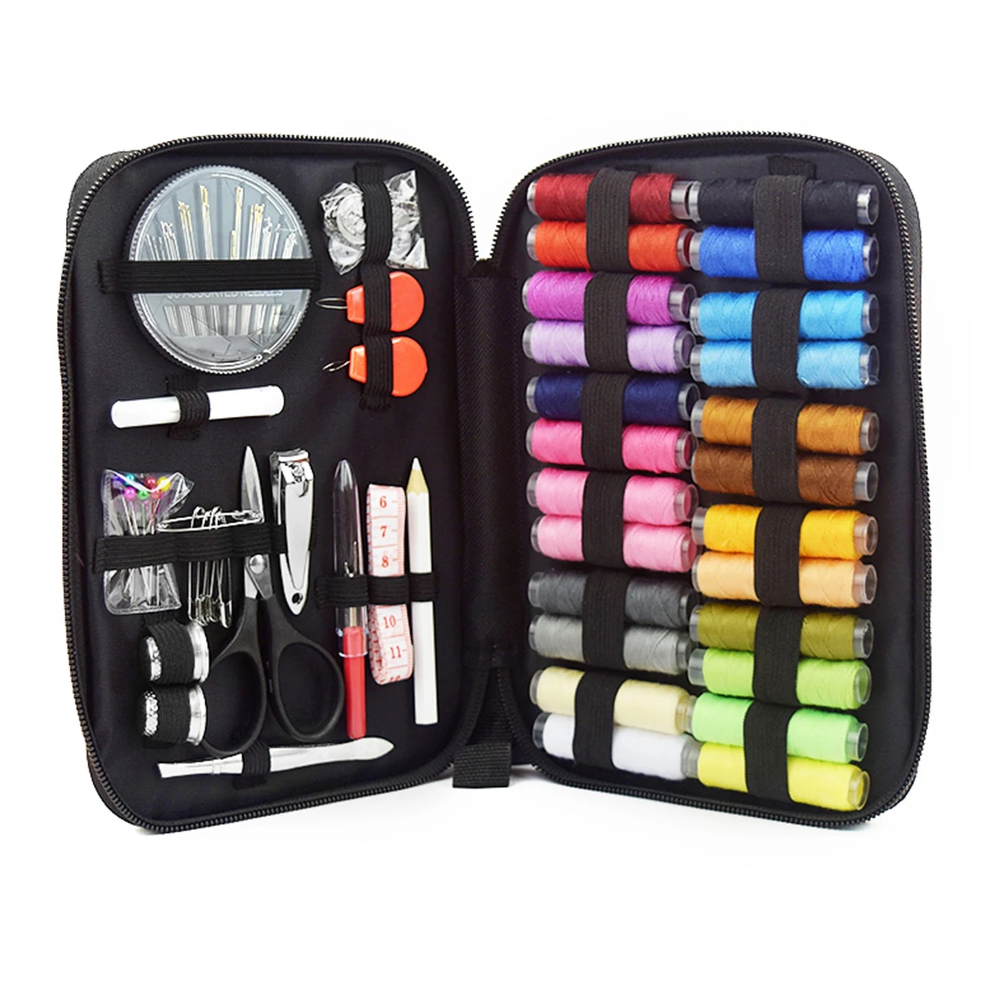 Sewing Accessories Kit, Repair Handmade, 24-Color Spools of Thread