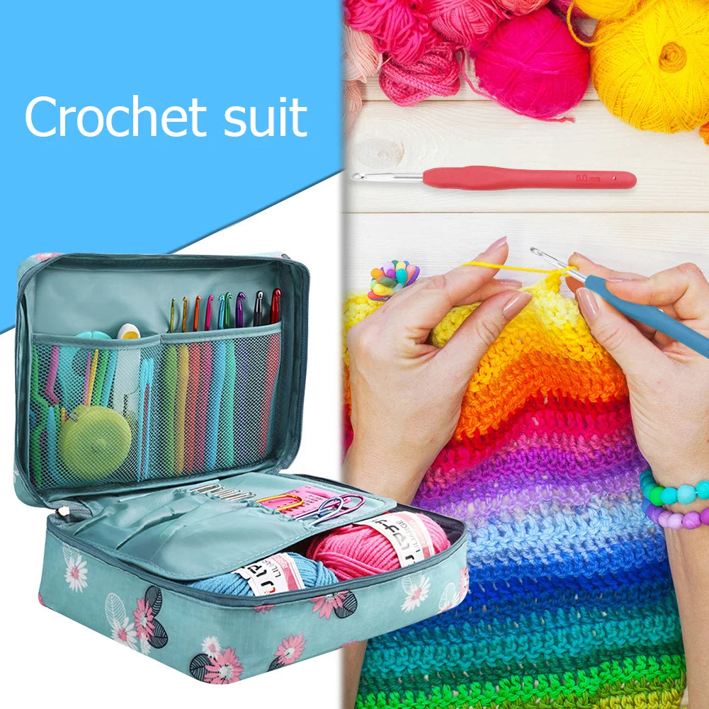 Yarn Crochet Sets Crochet Hooks Needles Storage Bag