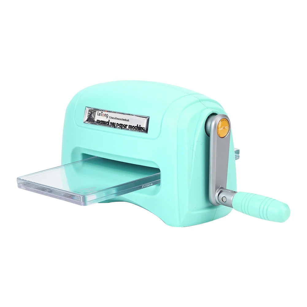 Portable Scrapbook Die Cutter Machine Craft Tool with Plastic Backing Plate